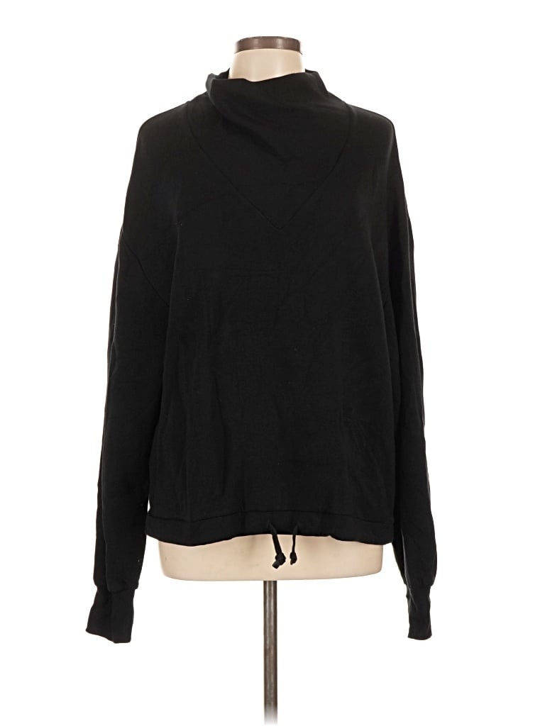 Pre-owned Varley Turtleneck Sweater In Black