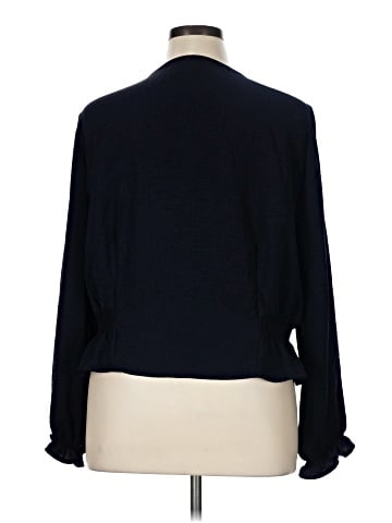 Topshop Long Sleeve Blouse (view 2)