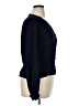 Topshop 100% Polyester Blue Long Sleeve Blouse Size 14 - photo 4