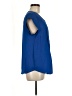 Daniel Rainn 100% Polyester Blue Short Sleeve Blouse Size M - photo 4