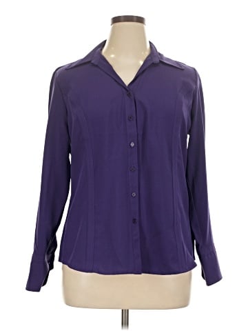 DressBarn Long Sleeve Blouse (view 1)