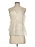 BCBGMAXAZRIA 100% Silk Ivory Sleeveless Silk Top Size XS - photo 1