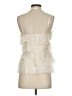 BCBGMAXAZRIA 100% Silk Ivory Sleeveless Silk Top Size XS - photo 2