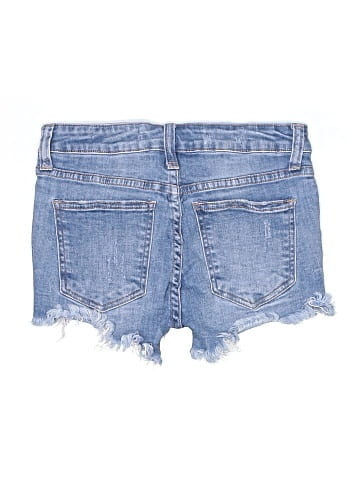Papaya Denim Shorts (view 2)