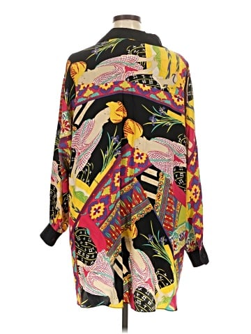 Dana Buchman 3/4 Sleeve Silk Top (view 2)
