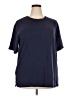 Sag Harbor Blue Short Sleeve Top Size 2X - photo 1