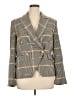Boston Proper Houndstooth Gray Black Blazer Size 16 - photo 1