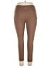 Apana Solid Brown Active Pants Size XL - photo 2