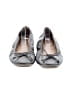Me Too 100% Leather Metallic Gray Flats Size 8 1/2 - photo 2