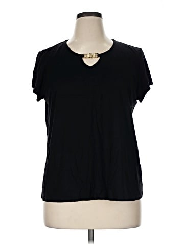 Anne Klein Short Sleeve Top (view 1)