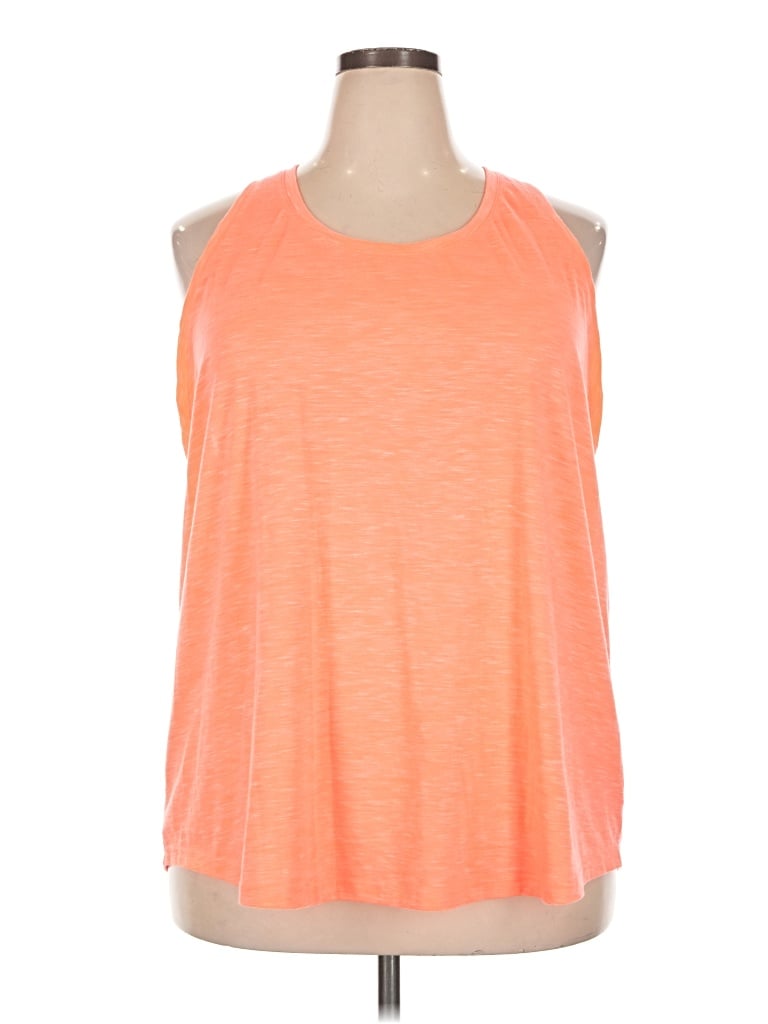 Pre-owned Tek Gear Sleeveless T-shirt In Orange
