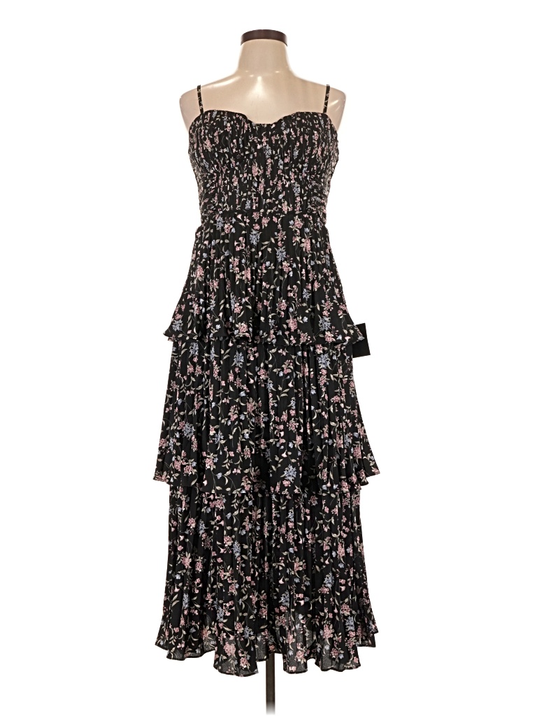 Pre-owned Lulus Casual Dress In Black