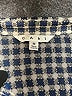 CAbi Houndstooth Gray Long Sleeve Blouse Size M - photo 7