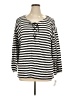 Chaps Black Gray Long Sleeve Top Size XL - photo 1
