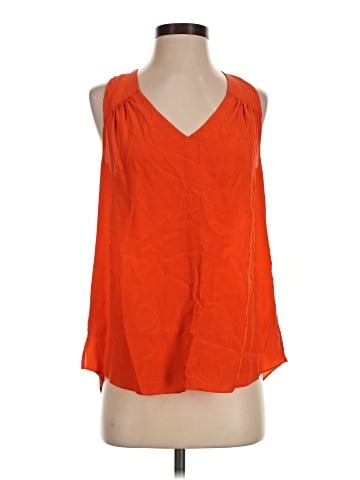 Rebecca Taylor Sleeveless Silk Top (view 1)
