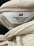H&M Ivory Zip Up Hoodie Size 12 - 14 - photo 3