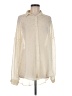 Millau 100% Polyester Stars Ivory Long Sleeve Blouse Size M - photo 1