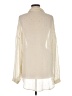 Millau 100% Polyester Stars Ivory Long Sleeve Blouse Size M - photo 2
