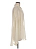 Millau 100% Polyester Stars Ivory Long Sleeve Blouse Size M - photo 4