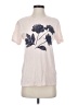 J.Crew 100% Cotton Graphic Ivory Short Sleeve Top Size S - photo 1
