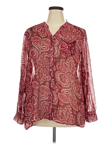 DressBarn Long Sleeve Blouse (view 1)