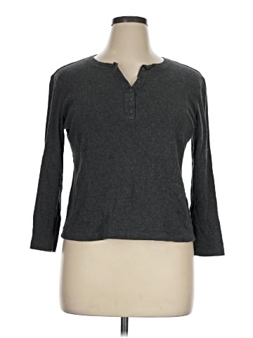 Karen Scott 3/4 Sleeve Top (view 1)