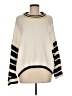 Topshop Stripes Ivory Pullover Sweater Size 8 - photo 1