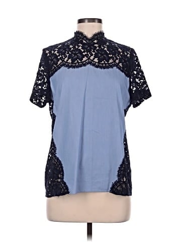 Sandro Short Sleeve Blouse (view 1)