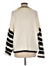 Topshop Stripes Ivory Pullover Sweater Size 8 - photo 2