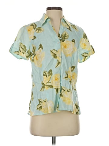 Liz Claiborne Short Sleeve Blouse (view 1)