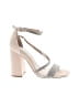 Steve Madden Silver Sandals Size 8 - photo 1