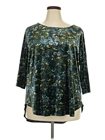 Karen Kane 3/4 Sleeve Blouse (view 1)
