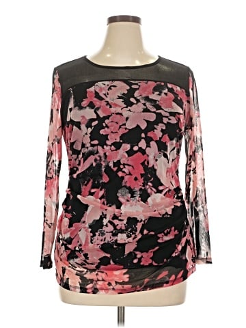 INC International Concepts Long Sleeve Blouse (view 1)