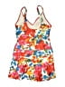 Unbranded Floral Red One Piece Swimsuit Size M - photo 2