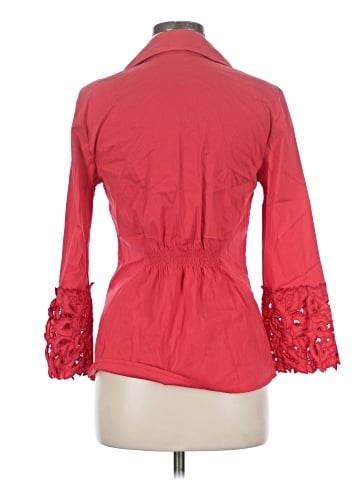 BCBGMAXAZRIA 3/4 Sleeve Button-Down Shirt (view 2)