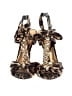 Marciano Animal Print Brown Heels Size 8 1/2 - photo 2