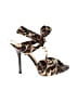 Marciano Animal Print Brown Heels Size 8 1/2 - photo 1