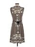 Hale Bob Paisley Gray Casual Dress Size S - photo 2