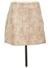 Gilli Solid Tan Casual Skirt Size L - photo 1
