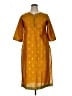 Assorted Brands 100% Polyester Yellow Casual Dress Size XL - photo 1