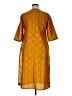 Assorted Brands 100% Polyester Yellow Casual Dress Size XL - photo 2