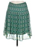 Max Studio 100% Polyester Paisley Green Casual Skirt Size M - photo 2