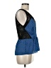 Greylin Blue Sleeveless Blouse Size M - photo 4