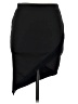 Bongo Solid Black Casual Skirt Size M - photo 1