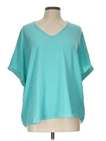 She + Sky Short Sleeve Top (view 1)