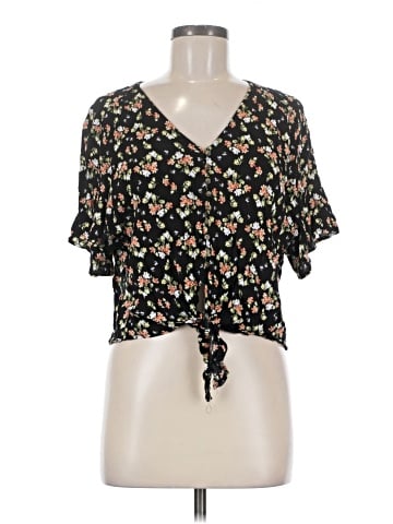 Ultra Flirt Short Sleeve Blouse (view 1)