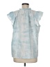 Stark X 100% Cotton Blue Sleeveless Blouse Size M - photo 2