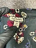 Eyeshadow 100% Polyester Floral Black 3/4 Sleeve Blouse Size 2X - photo 7