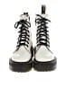 Dr. Martens White Ankle Boots Size 5 - photo 2