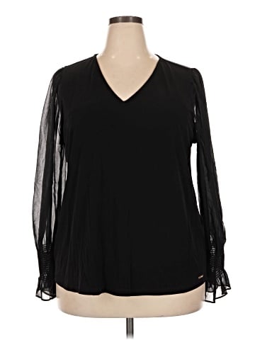 Calvin Klein Long Sleeve Blouse (view 1)